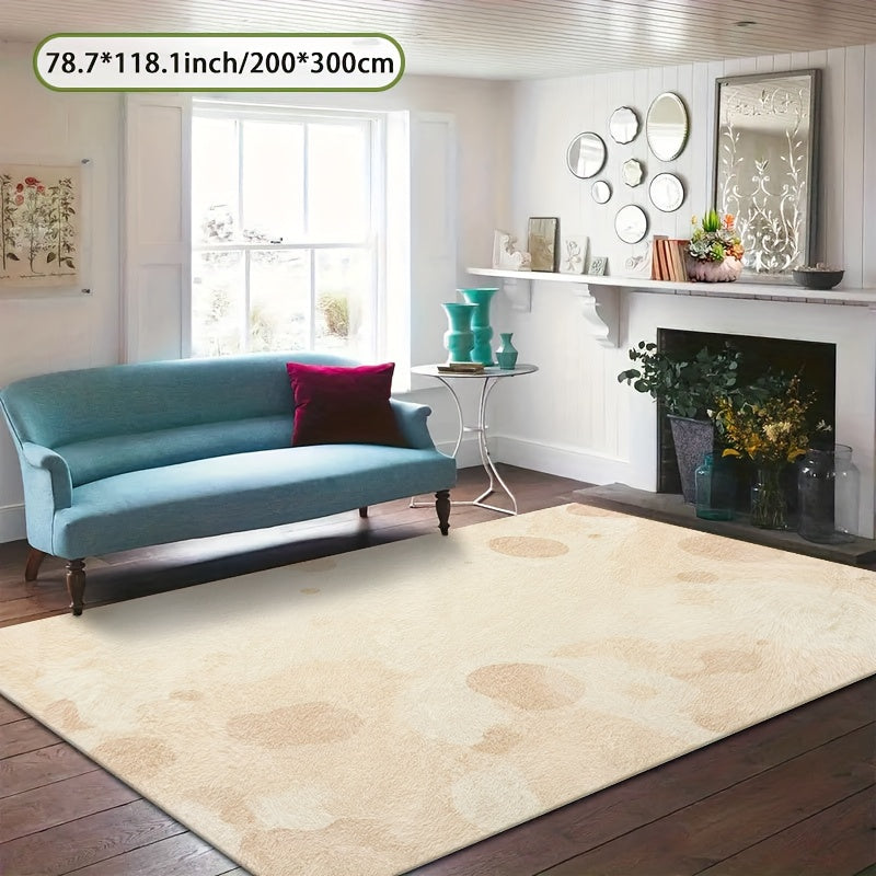 1pc, Abstract Greek Key Design Area Rug - Plush Soft Carpet, Rug for Living Room, Rectangular Floor Mat, Contemporary Home Decoration for Bedroom, Office, Entrance - Washable in Machine, Safe for Pets And Children