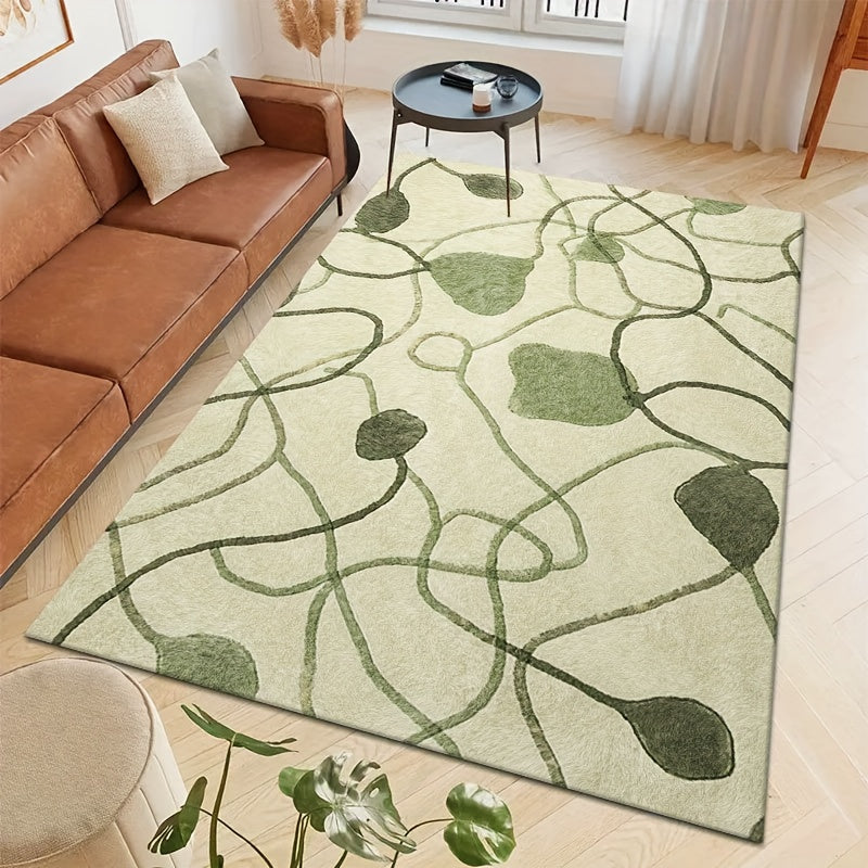 One Piece of a Large Greek Key Area Rug Suitable for Living Rooms, Featuring a Soft Carpet with a Modern Abstract Design That Is, Making It Ideal for Families. Perfect for Enhancing The Decor of Living Rooms, Bedrooms, And Dining Areas.