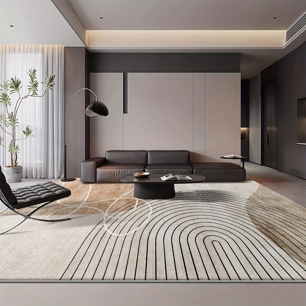 Vintage Carpet Suitable for Living Room & Bedroom - Soft Rug with Adhesive Pile, Machine-Washable, Jumbo Sizes for Floors & Area Coverage