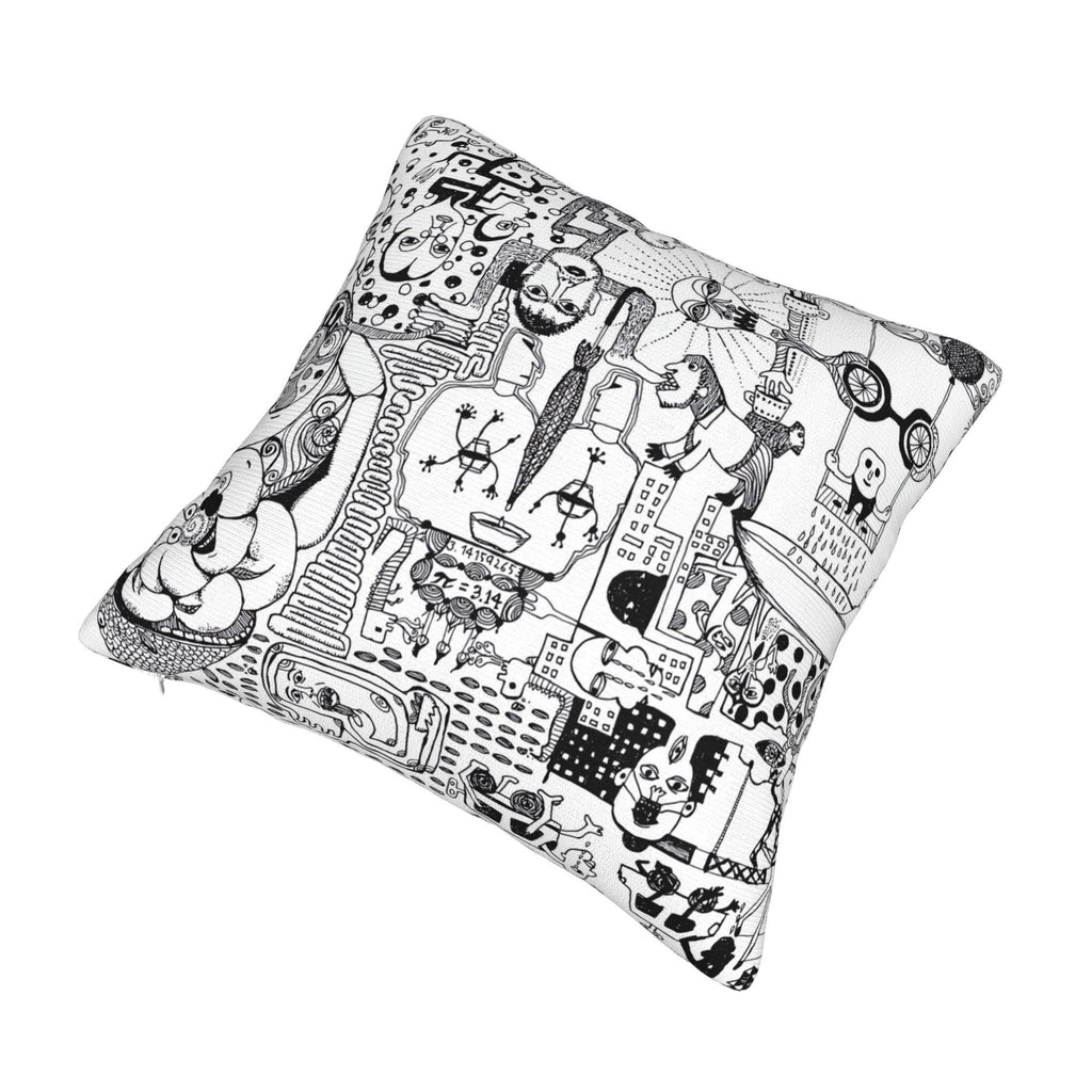 Glassesman Decorative Throw Pillow Covers Set for Sofa Bed or Chair - Double Sided Print - Instantly Add Texture and Style to Your Living Space