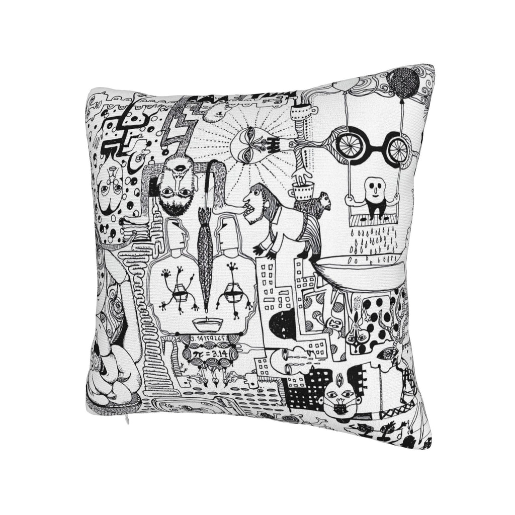 Glassesman Decorative Throw Pillow Covers Set for Sofa Bed or Chair - Double Sided Print - Instantly Add Texture and Style to Your Living Space