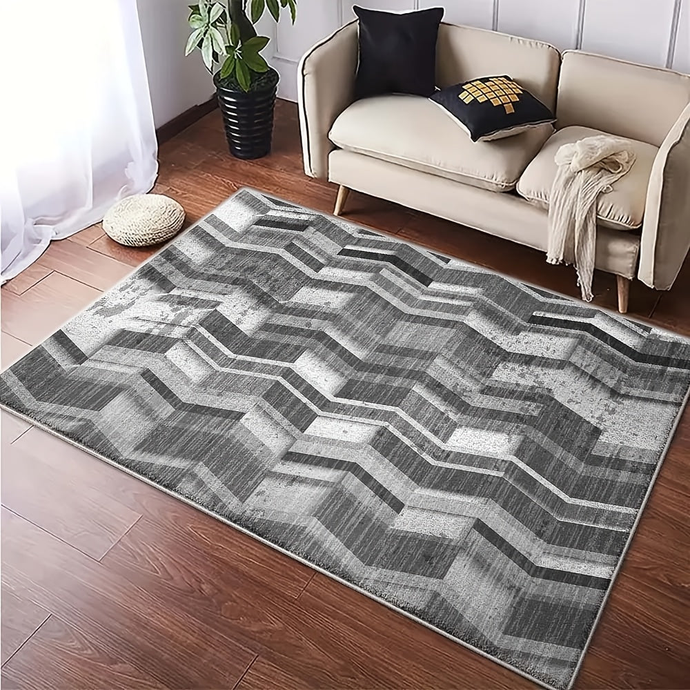 Velvet Carpet, Living Room Carpet, Valentine's Day Decorative Carpet, Lightweight and Area Rug for Bedroom Floor, Durable Non-Slip Office Carpet, Extra Soft and Thick, Multiple Sizes Available. Large Gradient Design Ultra-Soft Velvet Area Rug, Non