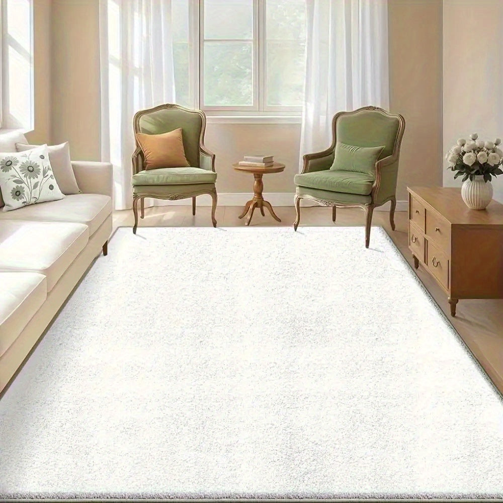 Velvet Velvet Washable Modern Rug for Office Decor, Modern Style Floor Mat, Material, Healthy and Safe, Protects Your Family's Every Step, Making Life More Secure. Soft, Fluffy, and Ultra-Plush Velvet Area Rug - Large Size with Gradient Design