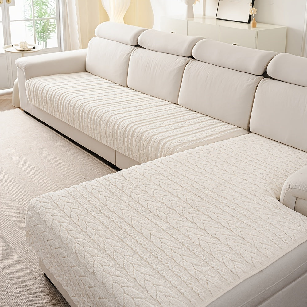 Enable  2pcs of Mailu Sofa Cushions, 2025 New All-Season Polyster Sofa Cushions, Non-Slip, Anti-Cat Scratch, Dust-Proof And Breathable, Easy Modern Style Washable Sofa Cushions