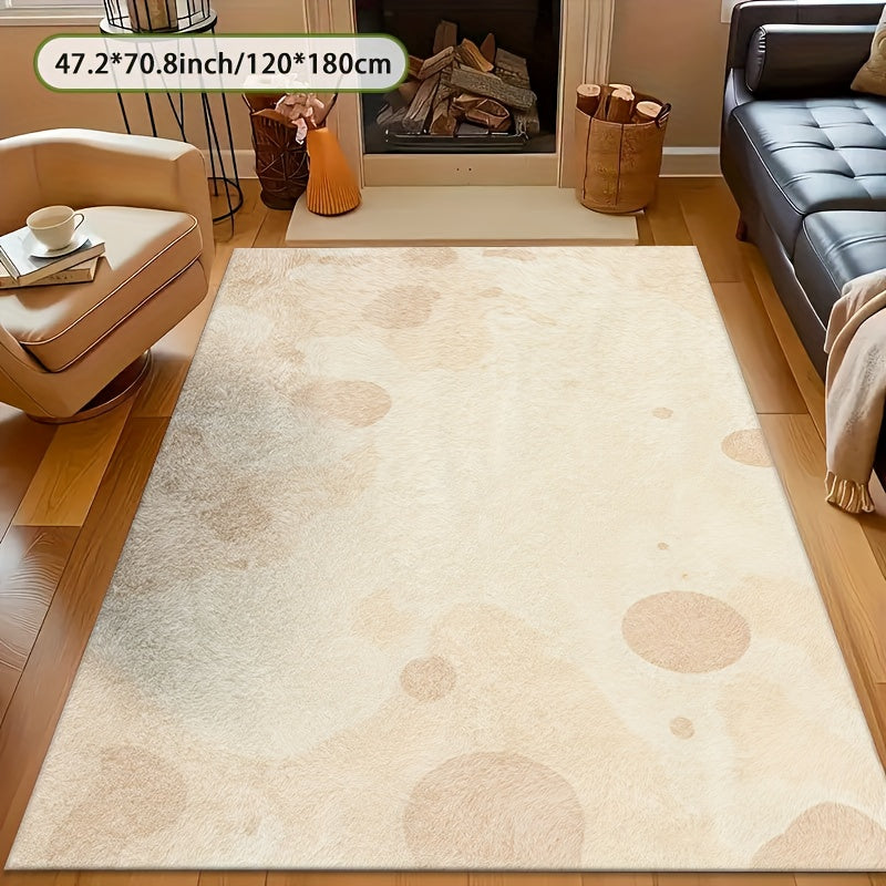 1pc, Abstract Greek Key Design Area Rug - Plush Soft Carpet, Rug for Living Room, Rectangular Floor Mat, Contemporary Home Decoration for Bedroom, Office, Entrance - Washable in Machine, Safe for Pets And Children