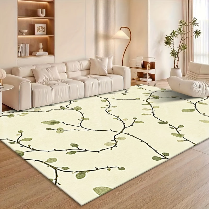 1pc Modern Abstract Carpet - Plush Soft Floor Rug Suitable for Living Room, Bedroom, Jumbo Sizes Available, Machine-Washable Carpet, Neutral \u002F\u002F\u002F\u002F\u002F\u002F\u002F\u002F\u002F, \u002F Use