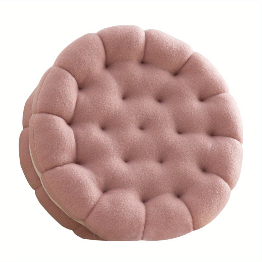 Sandwich Cookie Pillow | Creative and Cute Plush Sofa Cushion, Throw Pillow, Hip Pad, Floor Pad | Non- Fabric, Hand Wash Only, Brand: NEULRY