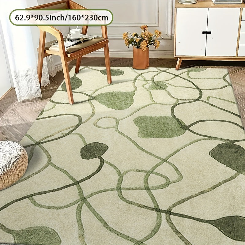One Piece of a Large Greek Key Area Rug Suitable for Living Rooms, Featuring a Soft Carpet with a Modern Abstract Design That Is, Making It Ideal for Families. Perfect for Enhancing The Decor of Living Rooms, Bedrooms, And Dining Areas.