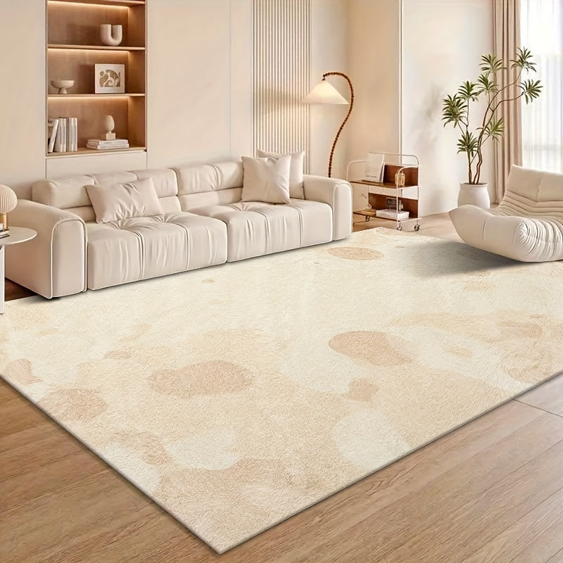 1pc, Abstract Greek Key Design Area Rug - Plush Soft Carpet, Rug for Living Room, Rectangular Floor Mat, Contemporary Home Decoration for Bedroom, Office, Entrance - Washable in Machine, Safe for Pets And Children