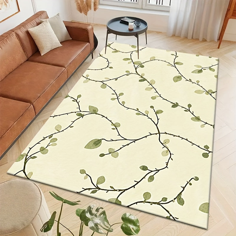 1pc Modern Abstract Carpet - Plush Soft Floor Rug Suitable for Living Room, Bedroom, Jumbo Sizes Available, Machine-Washable Carpet, Neutral \u002F\u002F\u002F\u002F\u002F\u002F\u002F\u002F\u002F, \u002F Use