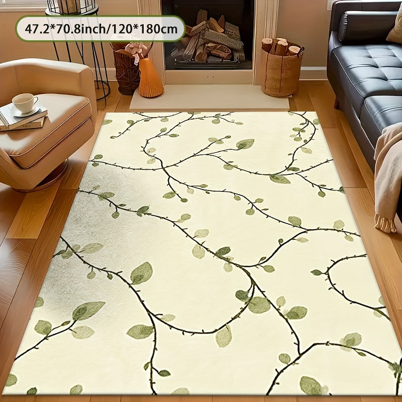 1pc Modern Abstract Carpet - Plush Soft Floor Rug Suitable for Living Room, Bedroom, Jumbo Sizes Available, Machine-Washable Carpet, Neutral \u002F\u002F\u002F\u002F\u002F\u002F\u002F\u002F\u002F, \u002F Use