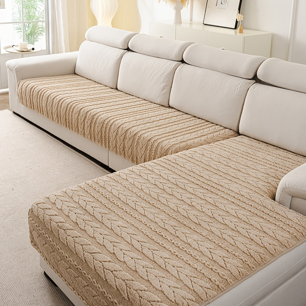 Enable  2pcs of Mailu Sofa Cushions, 2025 New All-Season Polyster Sofa Cushions, Non-Slip, Anti-Cat Scratch, Dust-Proof And Breathable, Easy Modern Style Washable Sofa Cushions