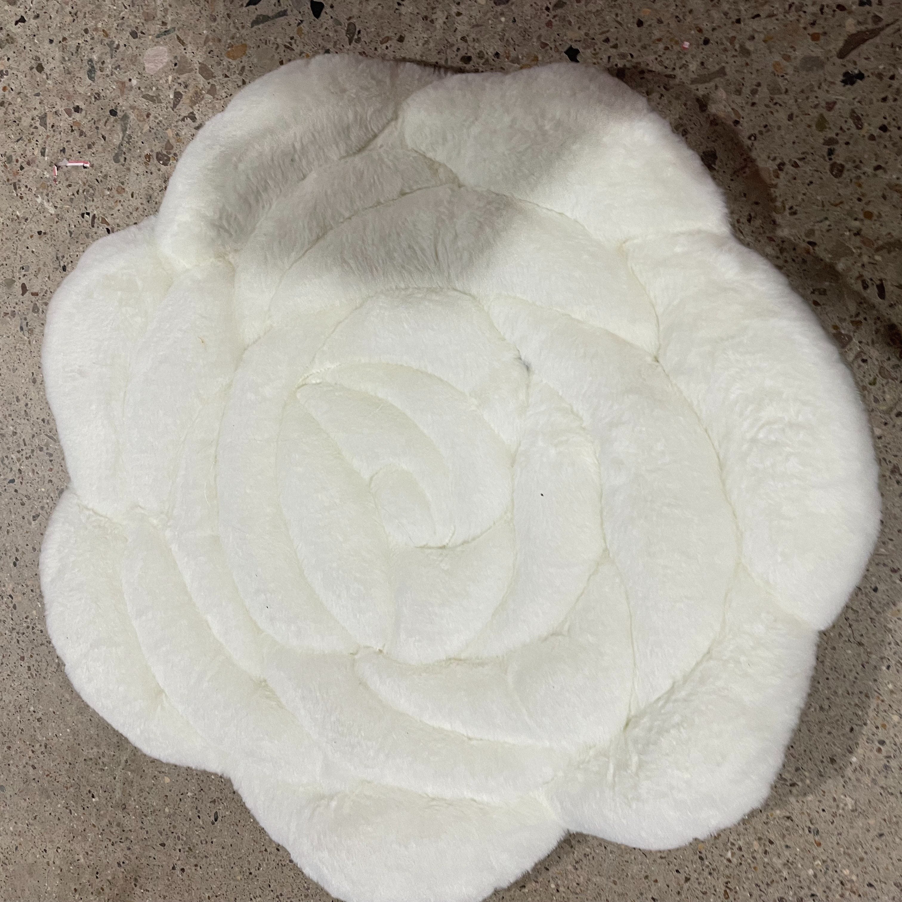 1pc Flower Plush Ins Style Thickened Cushion Bay Window Cushion Sofa Cushion