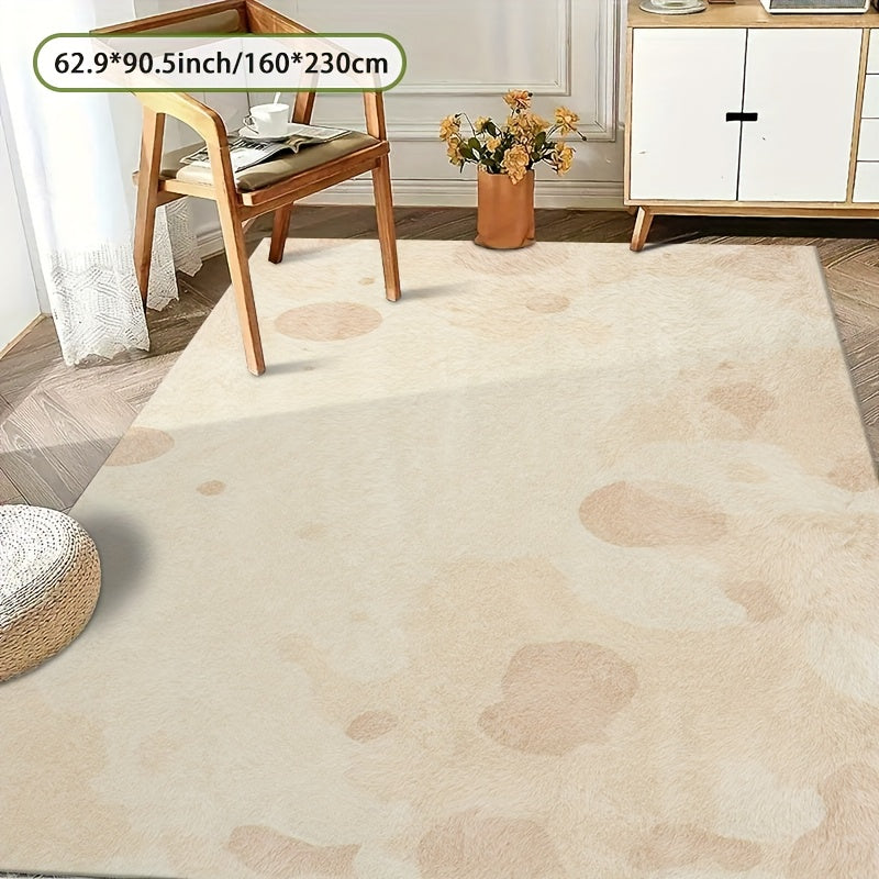 1pc, Abstract Greek Key Design Area Rug - Plush Soft Carpet, Rug for Living Room, Rectangular Floor Mat, Contemporary Home Decoration for Bedroom, Office, Entrance - Washable in Machine, Safe for Pets And Children