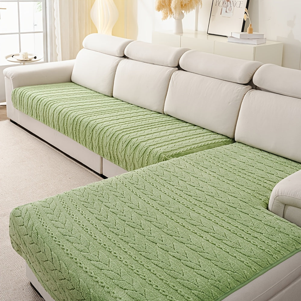 Enable  2pcs of Mailu Sofa Cushions, 2025 New All-Season Polyster Sofa Cushions, Non-Slip, Anti-Cat Scratch, Dust-Proof And Breathable, Easy Modern Style Washable Sofa Cushions