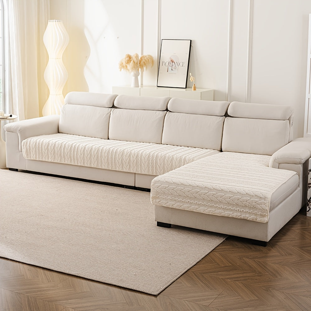 Enable  2pcs of Mailu Sofa Cushions, 2025 New All-Season Polyster Sofa Cushions, Non-Slip, Anti-Cat Scratch, Dust-Proof And Breathable, Easy Modern Style Washable Sofa Cushions