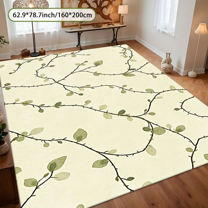 1pc Modern Abstract Carpet - Plush Soft Floor Rug Suitable for Living Room, Bedroom, Jumbo Sizes Available, Machine-Washable Carpet, Neutral \u002F\u002F\u002F\u002F\u002F\u002F\u002F\u002F\u002F, \u002F Use