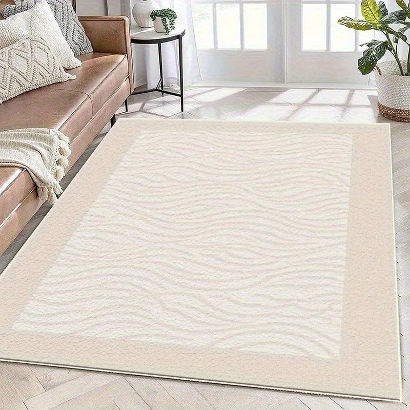 A Wave-Patterned Carpet, Featuring Local Characteristics, Lightweight, Easy to Wash And Clean, Perfect As a Holiday Gift, Suitable for Decorating Living Rooms, Bedrooms, Dining Rooms, Offices, Balconies, And Other Spaces