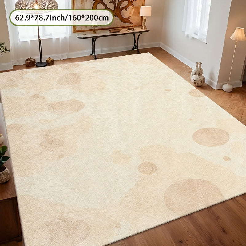 1pc, Abstract Greek Key Design Area Rug - Plush Soft Carpet, Rug for Living Room, Rectangular Floor Mat, Contemporary Home Decoration for Bedroom, Office, Entrance - Washable in Machine, Safe for Pets And Children