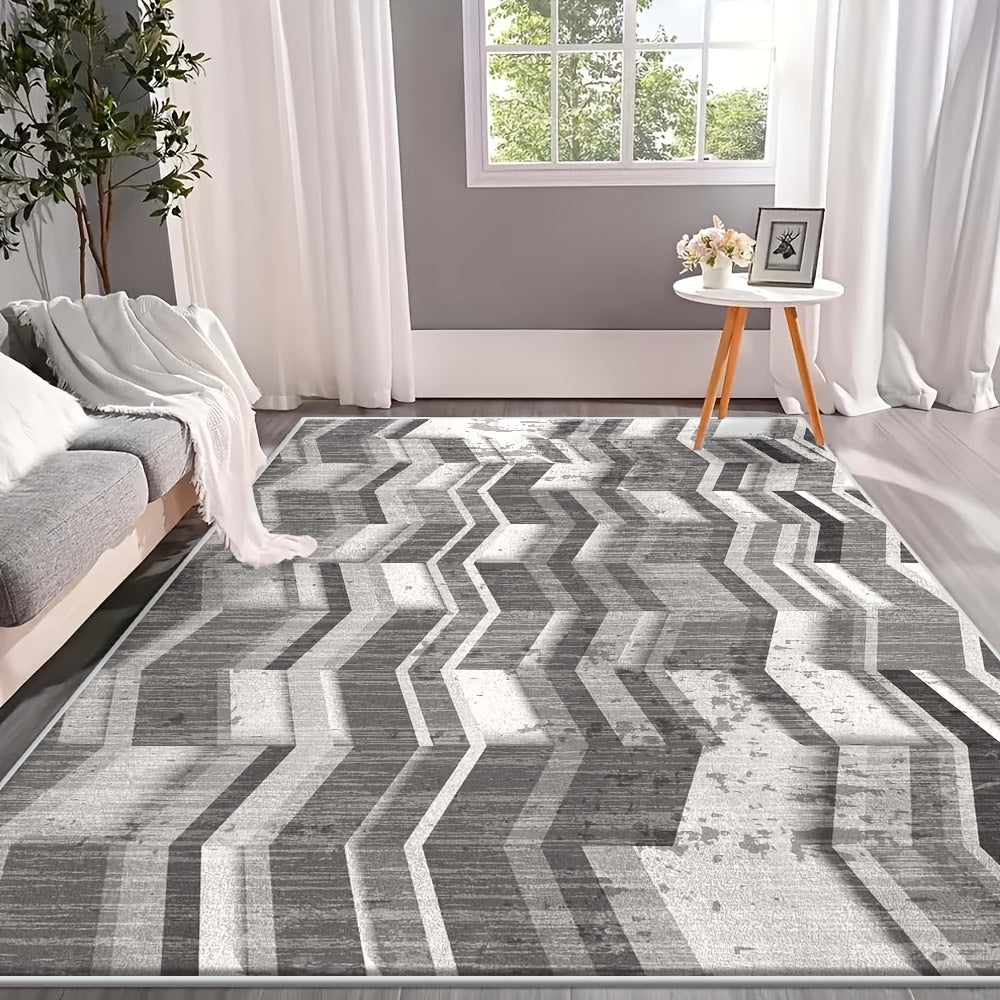 Velvet Carpet, Living Room Carpet, Valentine's Day Decorative Carpet, Lightweight and Area Rug for Bedroom Floor, Durable Non-Slip Office Carpet, Extra Soft and Thick, Multiple Sizes Available. Large Gradient Design Ultra-Soft Velvet Area Rug, Non