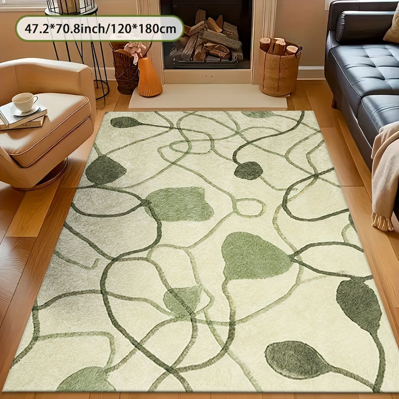 One Piece of a Large Greek Key Area Rug Suitable for Living Rooms, Featuring a Soft Carpet with a Modern Abstract Design That Is, Making It Ideal for Families. Perfect for Enhancing The Decor of Living Rooms, Bedrooms, And Dining Areas.