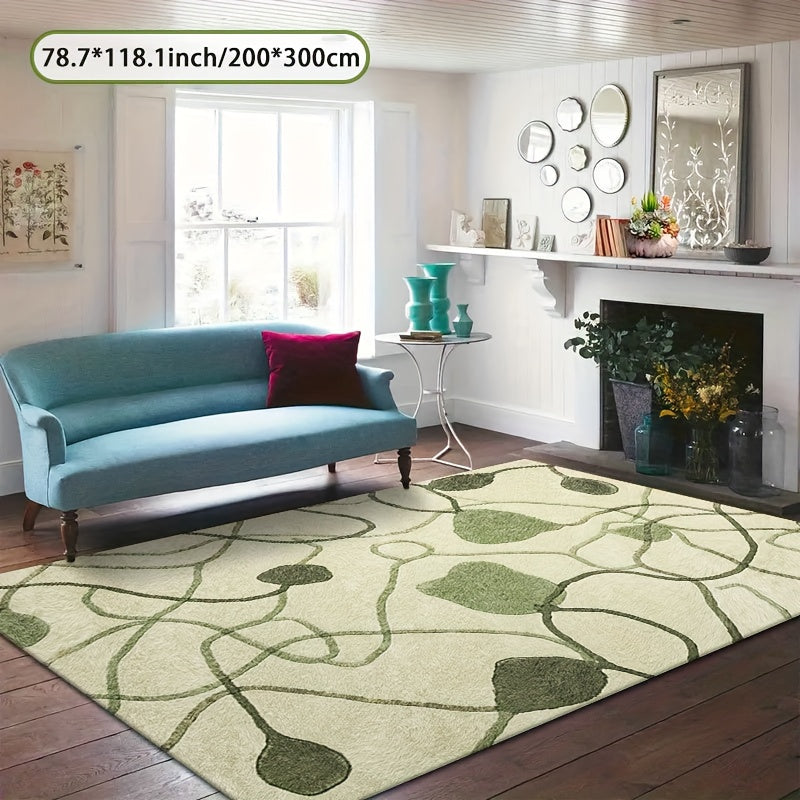One Piece of a Large Greek Key Area Rug Suitable for Living Rooms, Featuring a Soft Carpet with a Modern Abstract Design That Is, Making It Ideal for Families. Perfect for Enhancing The Decor of Living Rooms, Bedrooms, And Dining Areas.