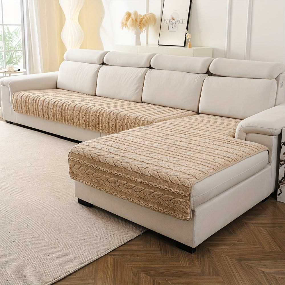 Enable  2pcs of Mailu Sofa Cushions, 2025 New All-Season Polyster Sofa Cushions, Non-Slip, Anti-Cat Scratch, Dust-Proof And Breathable, Easy Modern Style Washable Sofa Cushions