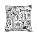 Glassesman Decorative Throw Pillow Covers Set for Sofa Bed or Chair - Double Sided Print - Instantly Add Texture and Style to Your Living Space