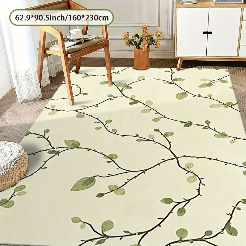 1pc Modern Abstract Carpet - Plush Soft Floor Rug Suitable for Living Room, Bedroom, Jumbo Sizes Available, Machine-Washable Carpet, Neutral \u002F\u002F\u002F\u002F\u002F\u002F\u002F\u002F\u002F, \u002F Use