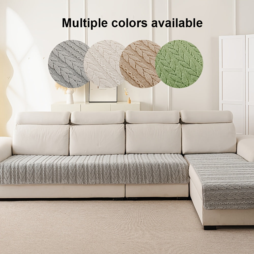 Enable  2pcs of Mailu Sofa Cushions, 2025 New All-Season Polyster Sofa Cushions, Non-Slip, Anti-Cat Scratch, Dust-Proof And Breathable, Easy Modern Style Washable Sofa Cushions