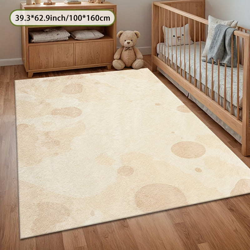 1pc, Abstract Greek Key Design Area Rug - Plush Soft Carpet, Rug for Living Room, Rectangular Floor Mat, Contemporary Home Decoration for Bedroom, Office, Entrance - Washable in Machine, Safe for Pets And Children