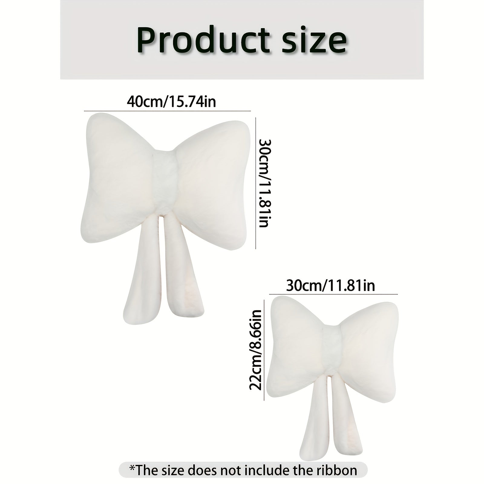 Cute Bow Pillow - Soft and Hand Washable, Pink Tones, Perfect for Bedroom and Sofa Decoration, Ideal Gift | Room Decor | Holiday Cushion for Halloween, Easter, Christmas, Sofa Pillow, Office Chair Cushion, Soft and Comfortable Lumbar Support, Decorat