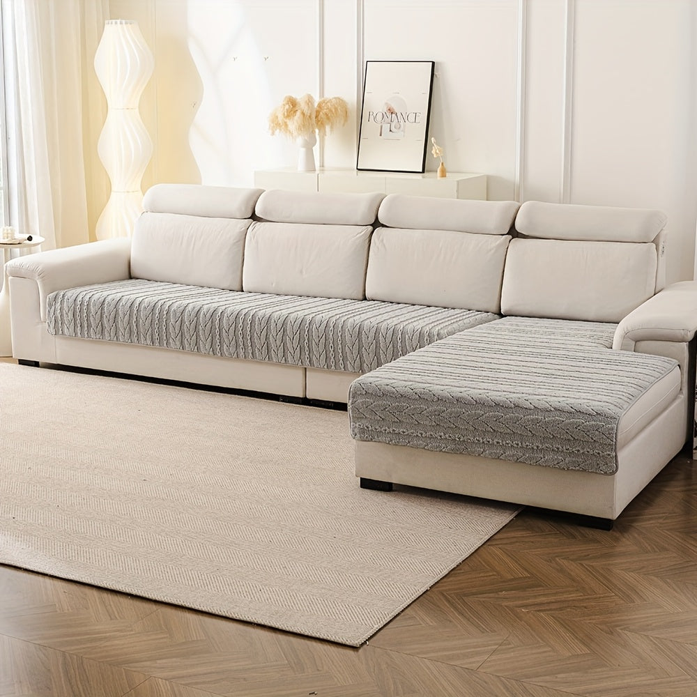 Enable  2pcs of Mailu Sofa Cushions, 2025 New All-Season Polyster Sofa Cushions, Non-Slip, Anti-Cat Scratch, Dust-Proof And Breathable, Easy Modern Style Washable Sofa Cushions