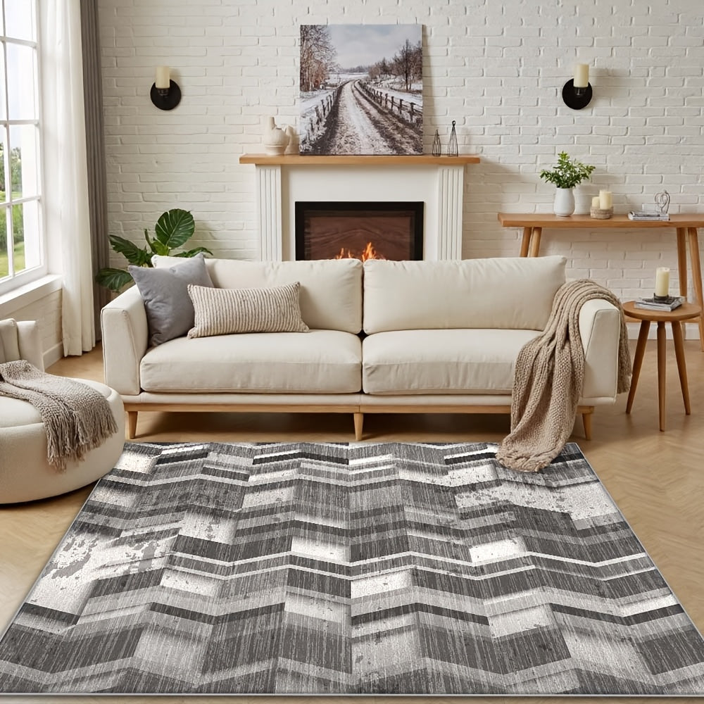 Velvet Carpet, Living Room Carpet, Valentine's Day Decorative Carpet, Lightweight and Area Rug for Bedroom Floor, Durable Non-Slip Office Carpet, Extra Soft and Thick, Multiple Sizes Available. Large Gradient Design Ultra-Soft Velvet Area Rug, Non