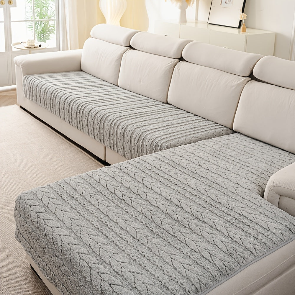 Enable  2pcs of Mailu Sofa Cushions, 2025 New All-Season Polyster Sofa Cushions, Non-Slip, Anti-Cat Scratch, Dust-Proof And Breathable, Easy Modern Style Washable Sofa Cushions