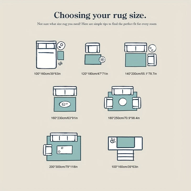 A Wave-Patterned Carpet, Featuring Local Characteristics, Lightweight, Easy to Wash And Clean, Perfect As a Holiday Gift, Suitable for Decorating Living Rooms, Bedrooms, Dining Rooms, Offices, Balconies, And Other Spaces