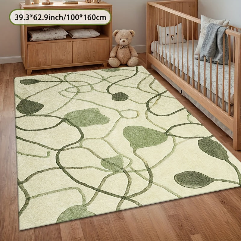 One Piece of a Large Greek Key Area Rug Suitable for Living Rooms, Featuring a Soft Carpet with a Modern Abstract Design That Is, Making It Ideal for Families. Perfect for Enhancing The Decor of Living Rooms, Bedrooms, And Dining Areas.