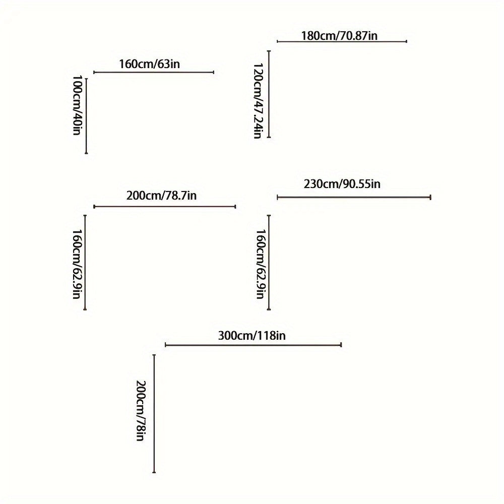 Velvet Velvet Washable Modern Rug for Office Decor, Modern Style Floor Mat, Material, Healthy and Safe, Protects Your Family's Every Step, Making Life More Secure. Soft, Fluffy, and Ultra-Plush Velvet Area Rug - Large Size with Gradient Design