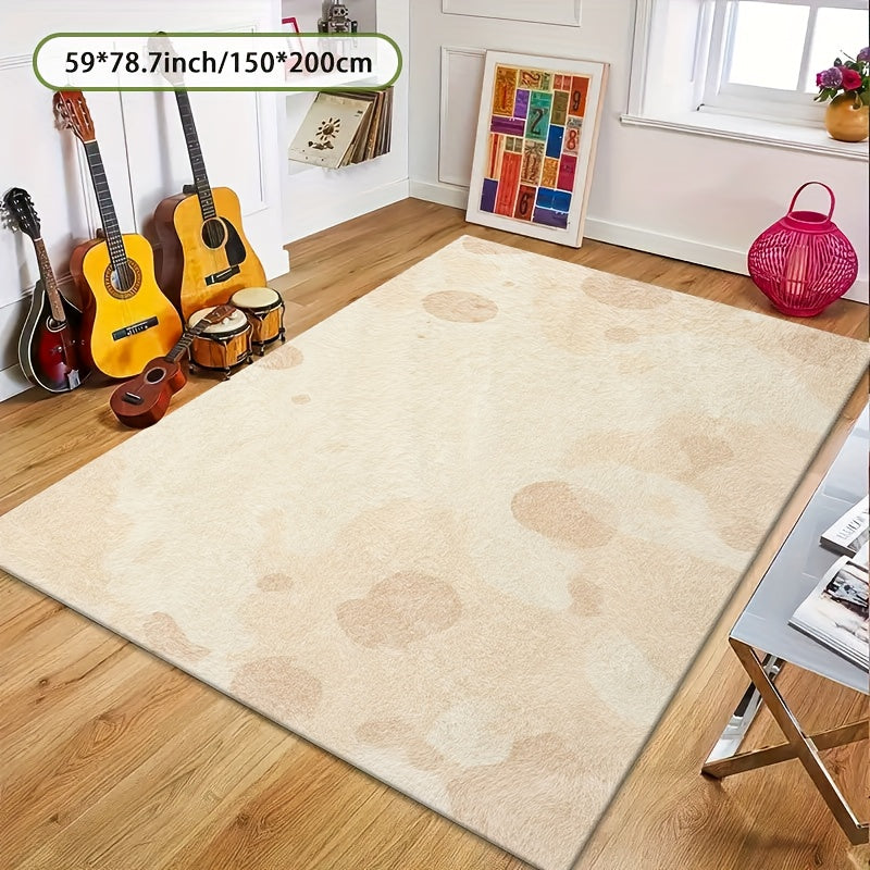 1pc, Abstract Greek Key Design Area Rug - Plush Soft Carpet, Rug for Living Room, Rectangular Floor Mat, Contemporary Home Decoration for Bedroom, Office, Entrance - Washable in Machine, Safe for Pets And Children