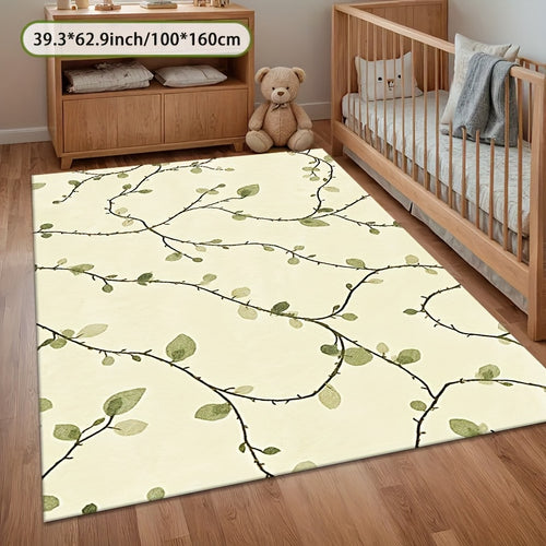 1pc Modern Abstract Carpet - Plush Soft Floor Rug Suitable for Living Room, Bedroom, Jumbo Sizes Available, Machine-Washable Carpet, Neutral \u002F\u002F\u002F\u002F\u002F\u002F\u002F\u002F\u002F, \u002F Use